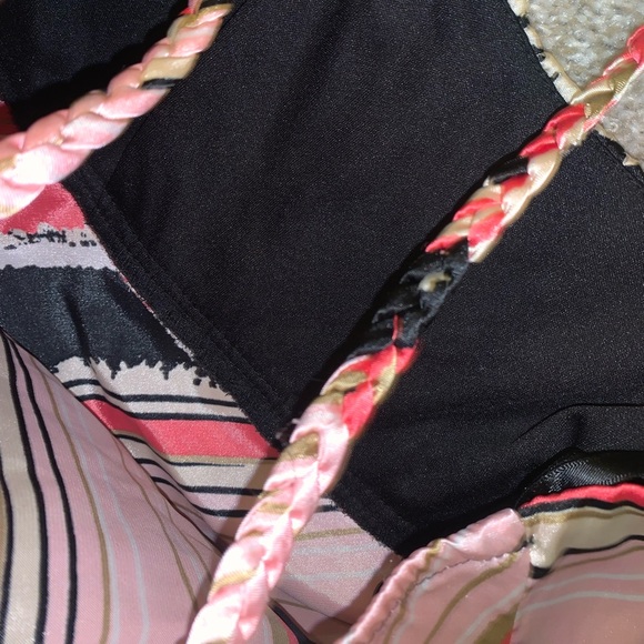 iZ byer california pink & black blouse size S - Picture 11 of 11